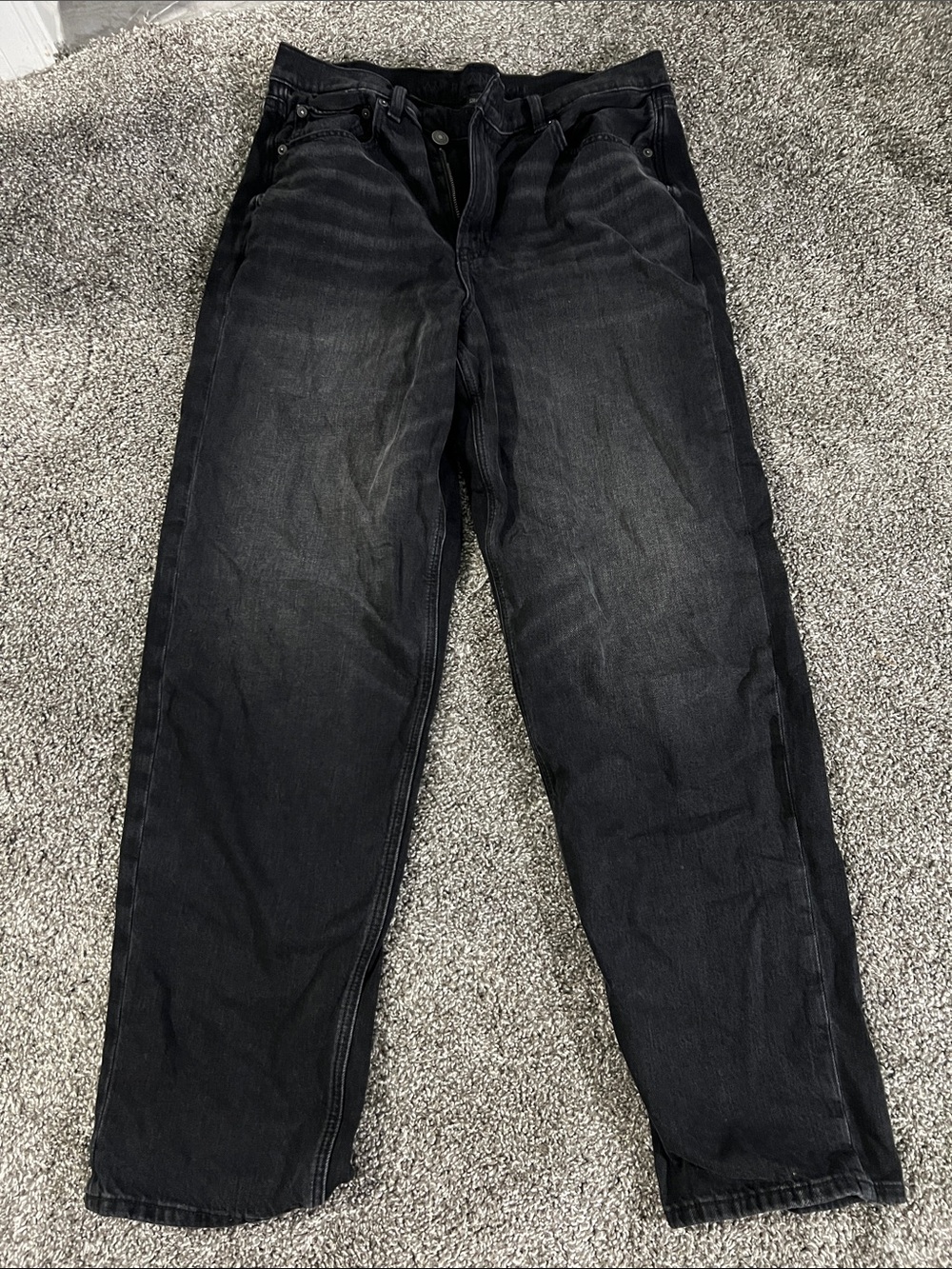 American Eagle Outfitters Black Wide Leg Jeans